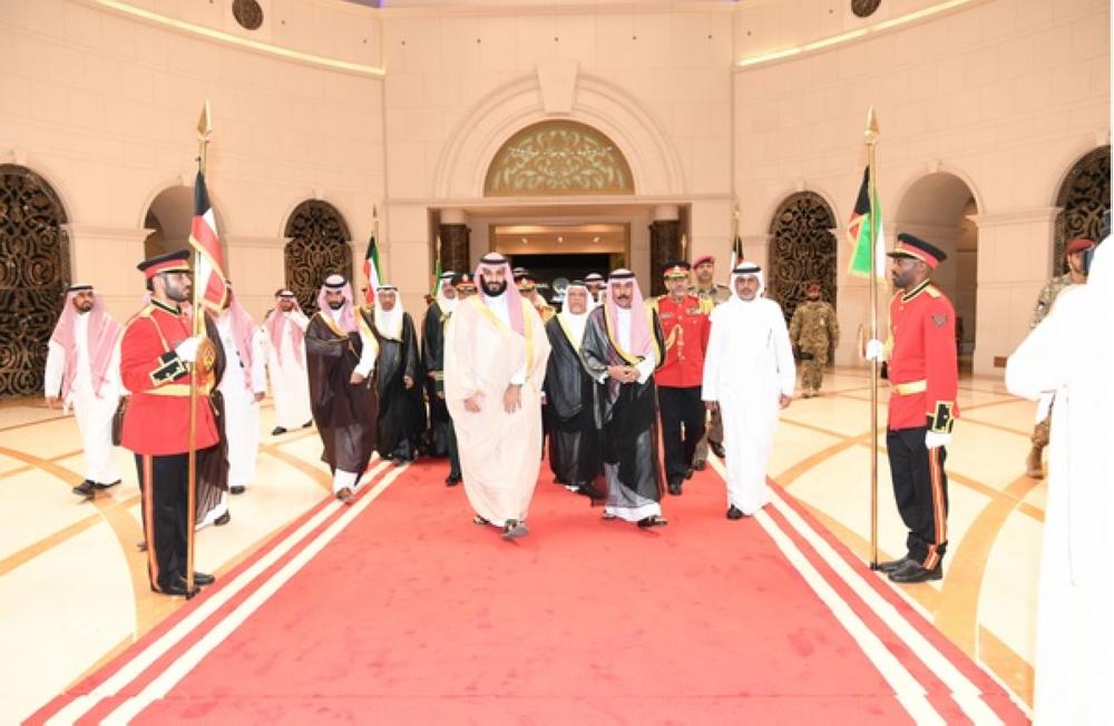 19 صورة ترصد تفاصيل زيارة محمد بن سلمان إلى الكويت