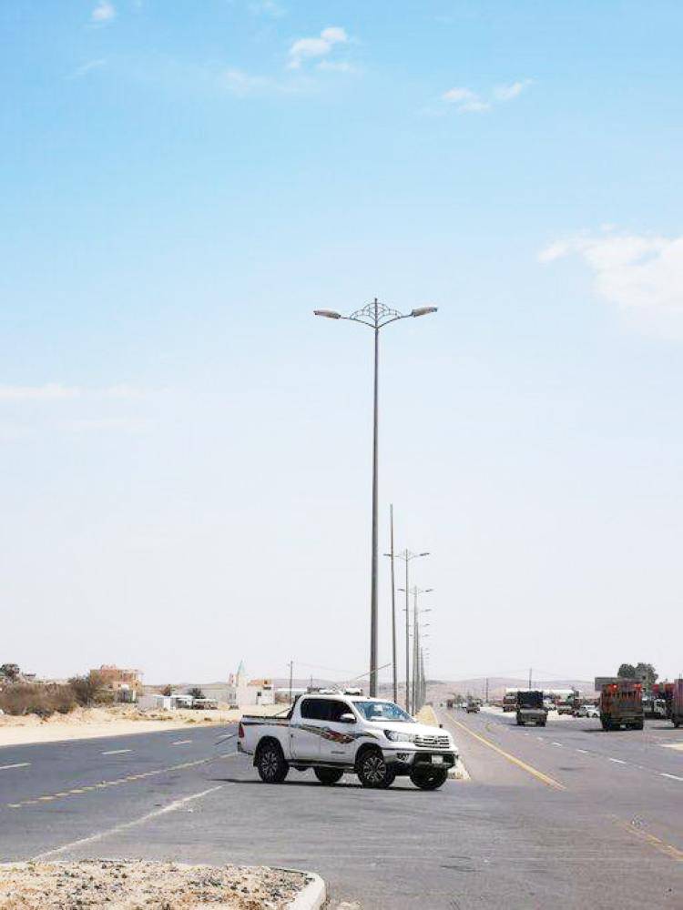



أعمدة الإنارة في قرى السليل مصائد للسيارات.