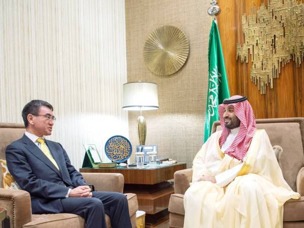 



ولي العهد ووزير الخارجية الياباني يستعرضان العلاقات السعودية اليابانية ومجالات الشراكة الاستراتيجية.
