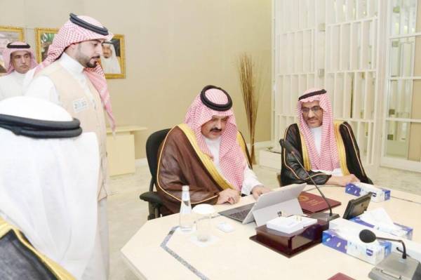 



الأمير عبدالعزيز بن سعد خلال تدشين برنامج المسعف الإلكتروني.