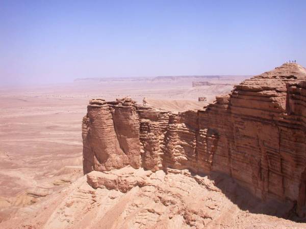 حافة العالم ـ شمال الرياض.