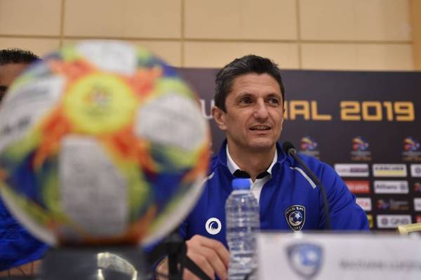 مدرب الهلال في المؤتمر الصحفي