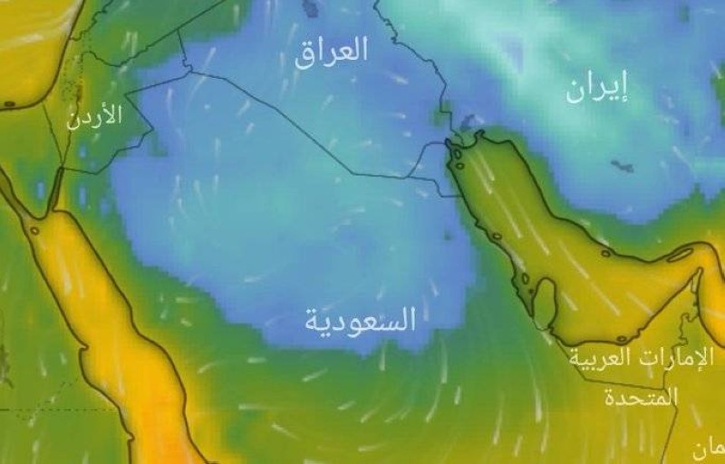 الموجة الباردة على السعودية