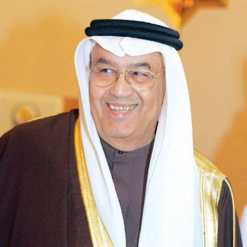 Saudi Arabia's Labour Minister Ghazi Algosaibi smiles before a press conference in Riyadh, 09 February 2005. The Saudi municipal elections, due to be held tomorrow, will be the first nationwide polls in the 73-year history of the Muslim kingdom which sits on a quarter of the world's proven crude reserves. AFP PHOTO/RABIH MOGHRABI