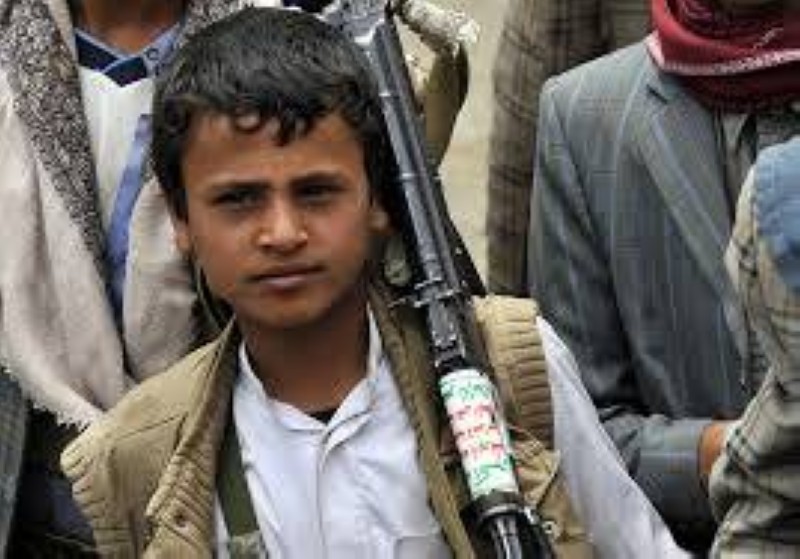أطفال اليمن ضحايا إرهاب المليشيا.