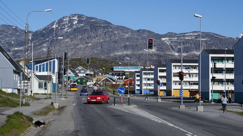 



وسط العاصمة الغرينلاندية نووك.