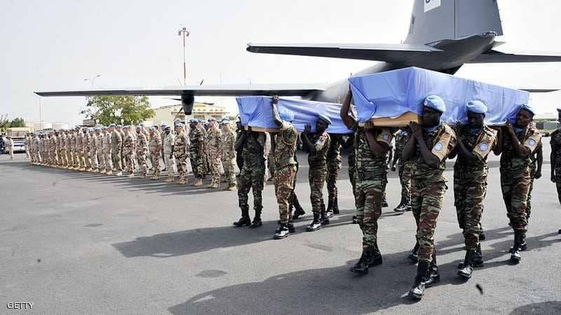جنازة لجنود من حفظ السلام في مالي