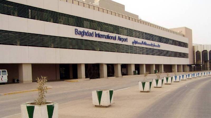 مطار بغداد الدولي.