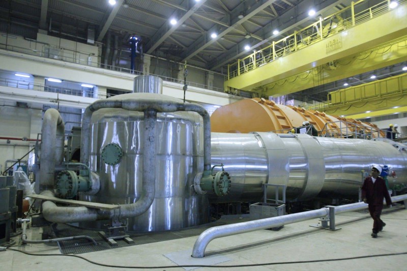 مفاعل نووي إيراني.