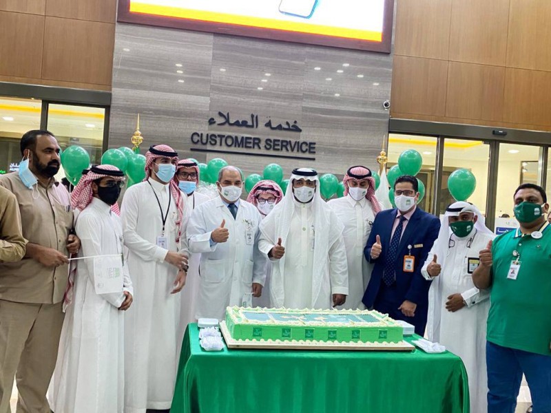 جانب من احتفالات المستشفى السعودي الألماني بالرياض باليوم الوطني.