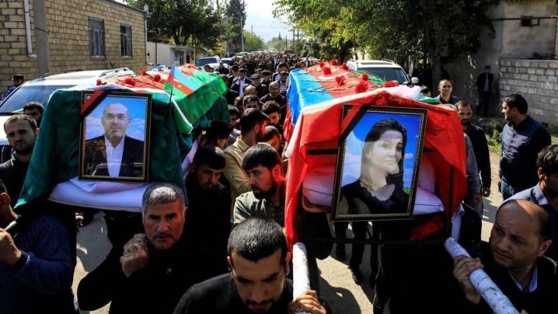تشييع ضحايا أذربيجان.