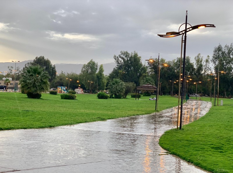 أمطار على المنطقة الجنوبية.