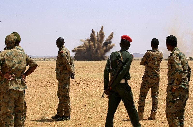 



عناصر من الجيش السوداني.
