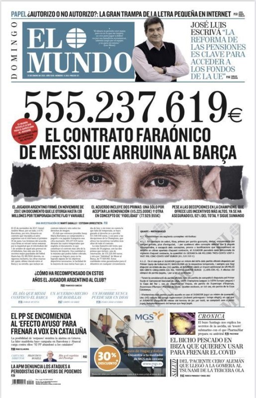 



ضوئية لما نشرته الصحيفة الإسبانية.