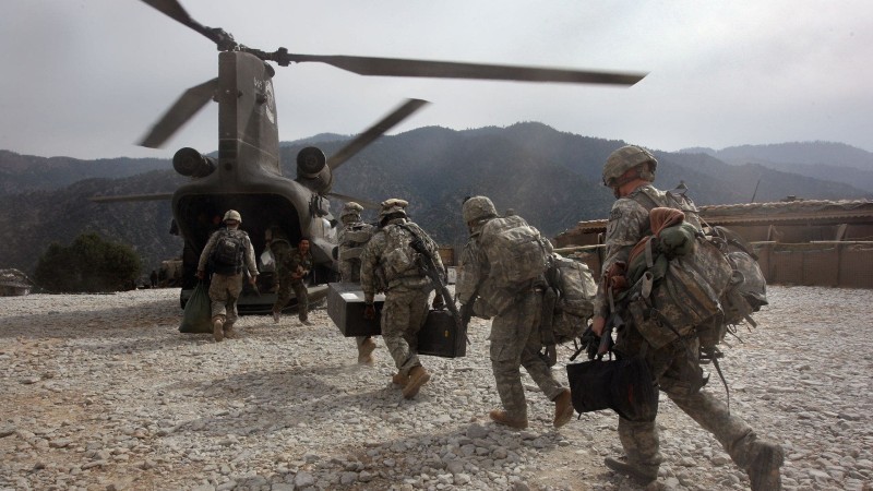 جنود أمريكيون في أفغانستان.