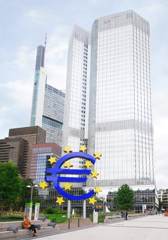 



يقع المركز الرئيسي للبنك الأوروبي في فرانكفورت. (متداولة)