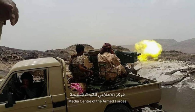 الجيش اليمني يتصدى لمليشيا الحوثي