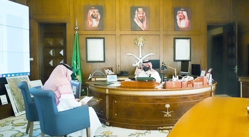 زيارة رئيس الجامعة لصاحب السمو الملكي الأمير تركي بن طلال أمير منطقة عسير.