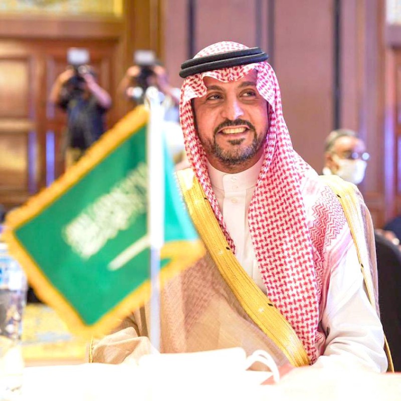 رئيس الاتحاد السعودي للرماية الأميرسعود بن خالد بن عبدالله آل سعود.
