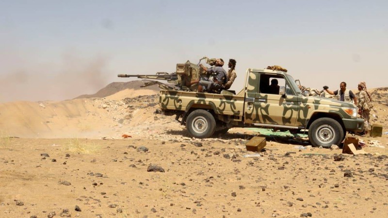 معارك الجيش الوطني ضد المليشيا الحوثية في مأرب.