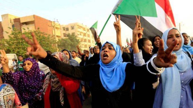 مظاهرات سودانية سابقة .