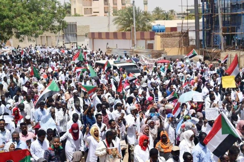 تظاهرات السودان اليوم.
