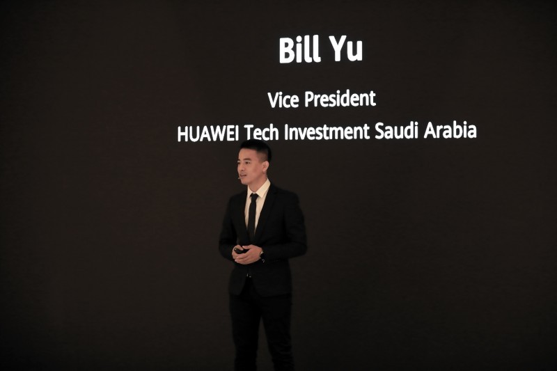 Vice President of Huawei Tech Investment Saudi Arabia Presenting 