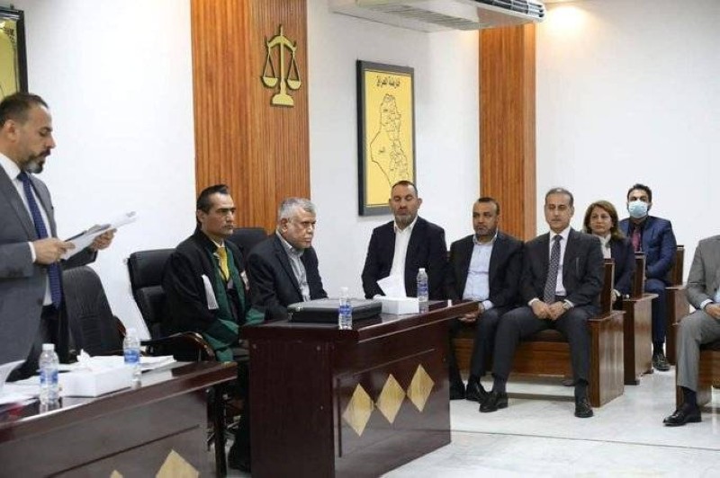 



المحكمة العراقية الاتحادية خلال جلسة النظر في الطعون على نتائج الانتخابات أمس.