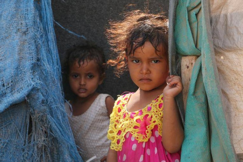 أطفال اليمن ضحايا الإرهاب الحوثي.