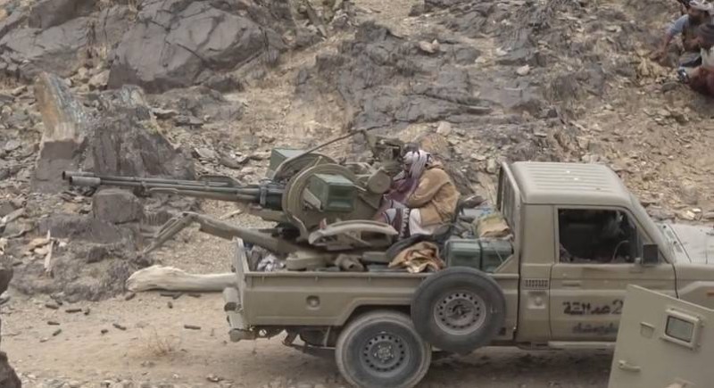 ألوية العمالقة تخوض معارك مع المليشيا الحوثية في حريب