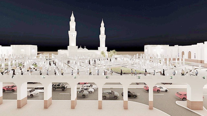 



نموذج تصوري لتطوير مسجد القبلتين الواقع بحرة الوبرة.