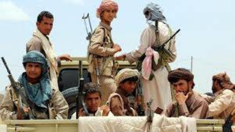 مسلحون من مليشيا الحوثي الانقلابية.
