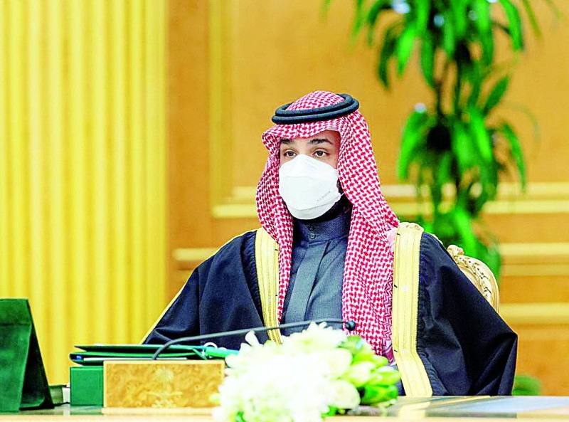 



ولي العهد الأمير محمد بن سلمان خلال الجلسة.