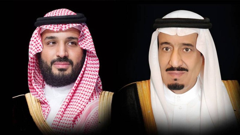 خادم الحرمين الشريفين وولي العهد محمد بن سلمان 