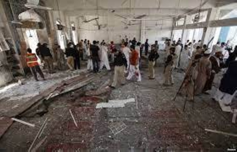 تفجير سابق لمسجد في باكستان