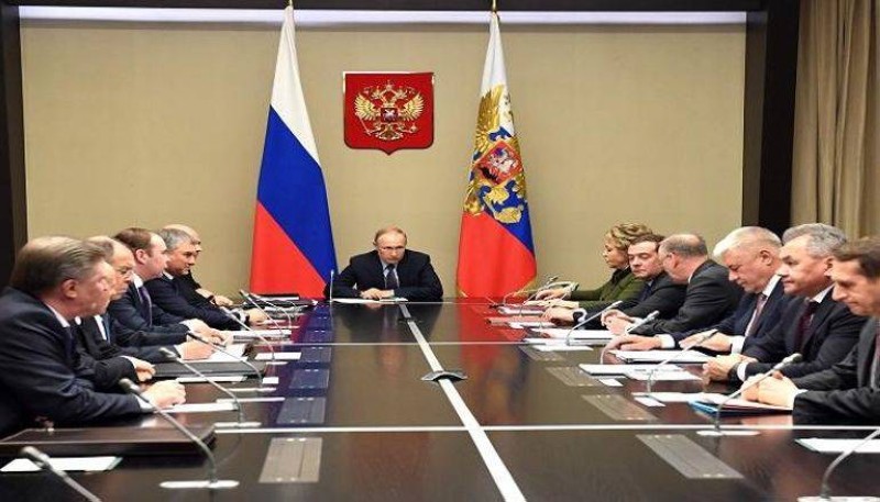 بوتين يترأس اجتماع مجلس الأمن الروسي
