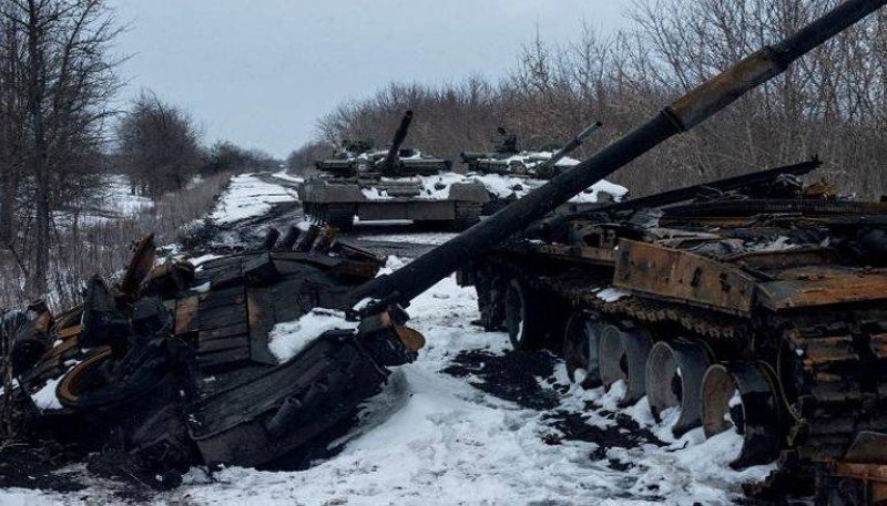 أسلحة مدمرة في الحرب الروسية الأوكرانية.