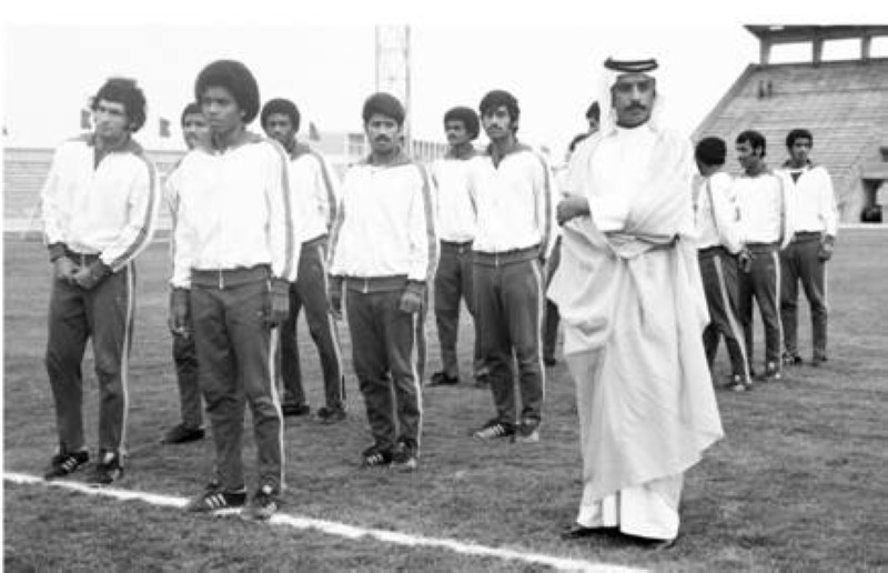 غانم غباش يقود منتخب الإمارات إلى خليجي 3 بالكويت عام 1974م.