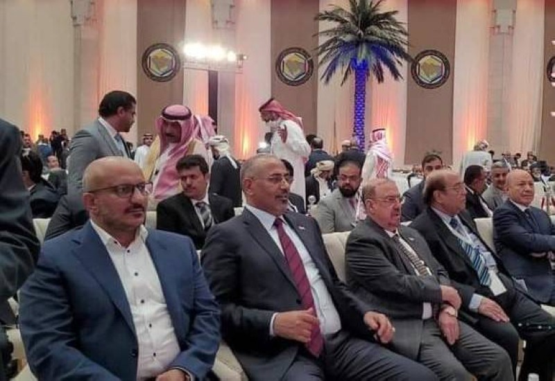 القيادات اليمنية أثناء مشاركتها في مشاورات الرياض
