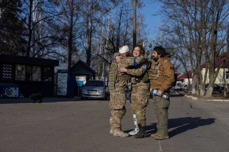 مقاتلون أمريكيون انضموا للقتال إلى جانب القوات الأوكرانية.