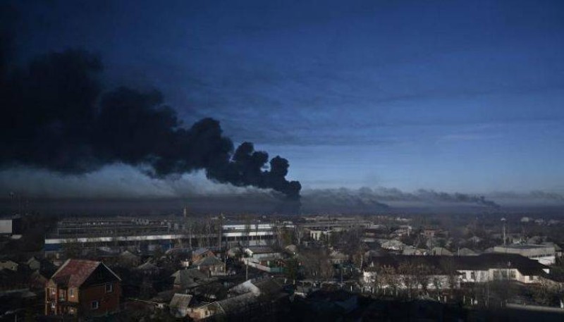  قصف على العاصمة الأوكرانية