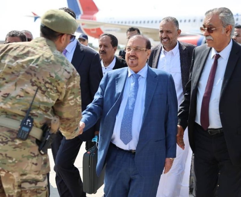 رئيس البرلمان اليمني في عدن اليوم.