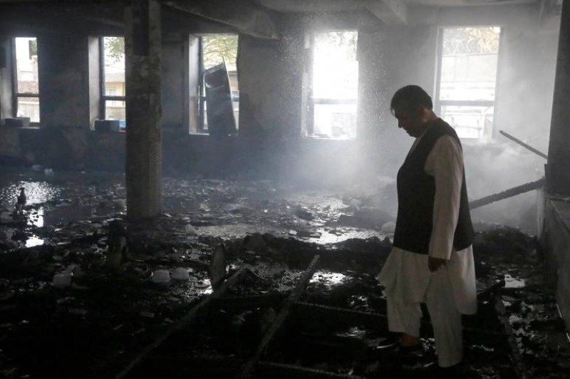 تفجير إرهابي سابق استهدف أحد مساجد كابول.