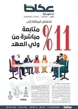 انخفاض البطالة إلى 11%.. متابعة مباشرة من ولي العهد