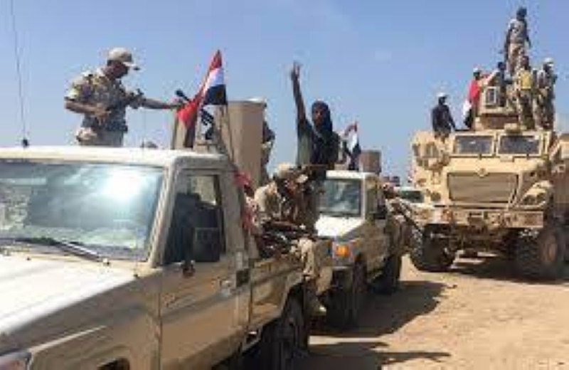 قوات من الجيش اليمني الوطني