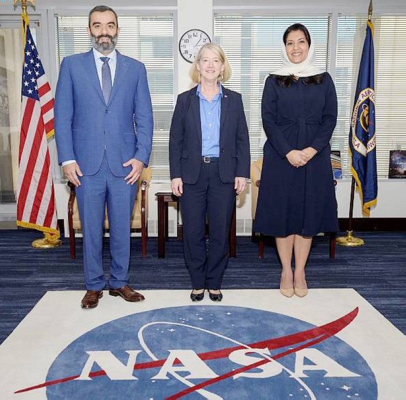 



الأميرة ريما بنت بندر شهدت المباحثات السعودية مع وكالة ناسا. (واس)