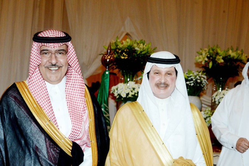 الأمير فهد بن مساعد والأمير مصعب بن سعود.