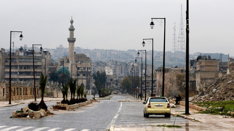 الدمار الذي لحق بمدينة حلب السورية