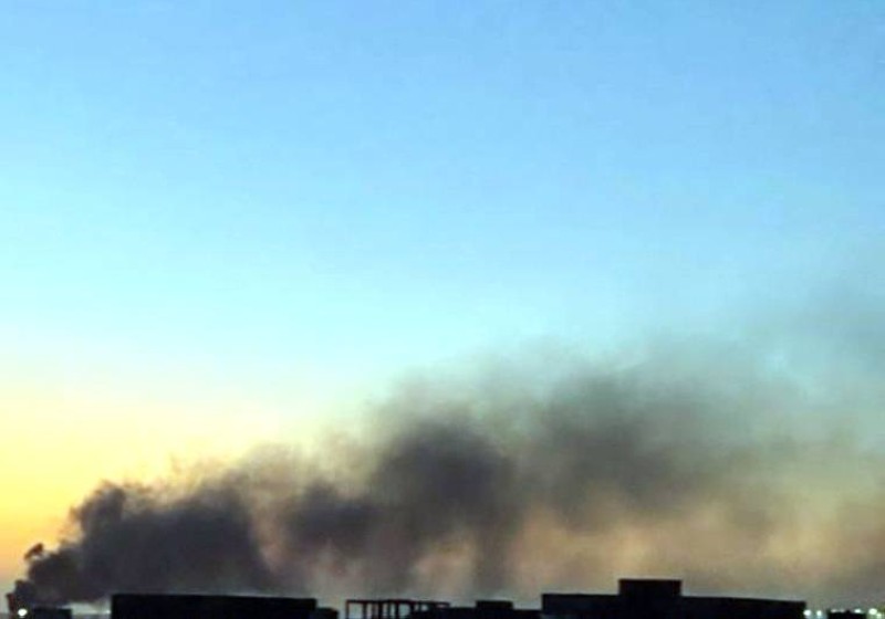 



دخان كثيف ناتج عن حرق النفايات قرب وادي زاعم شمال الوجه.