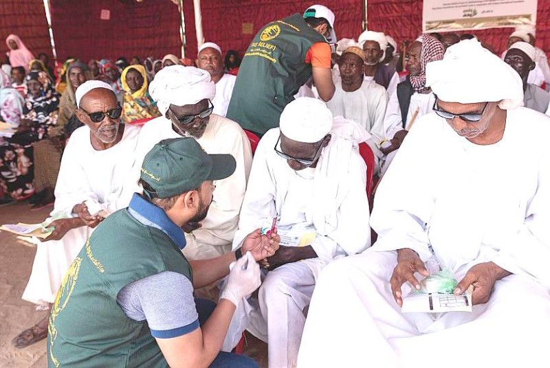 



الفريق الطبي التطوعي التابع للمركز خلال حملة مكافحة العمى في السودان.